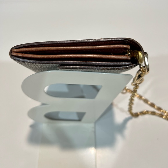 Authentic Vintage Louis Vuitton Monogram Bifold Wallet on Chain. - Picture 2 of 14